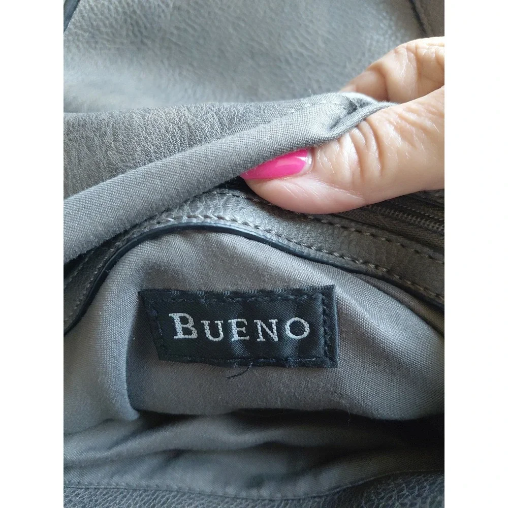 Bueno Collection Hobo Bag Purse Crossbody Double Handle Faux Leather Boho NWOT